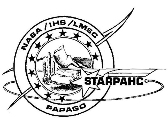 Space Technology logo combined with Rural Papago Advanced Health Care logo