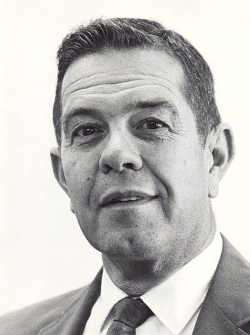 black and white closeup of Dr. John Smillie